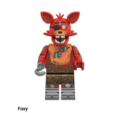 Load image into Gallery viewer, Foxy Five Nights at Freddy's LEGO-compatible minifigure | custom brick minifigures