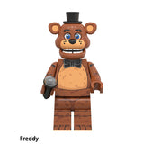 Load image into Gallery viewer, Freddy Five Nights at Freddy's LEGO-compatible minifigure | custom brick minifigures