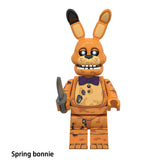 Load image into Gallery viewer, Spring Bonnie Five Nights at Freddy's LEGO-compatible minifigure | custom brick minifigures