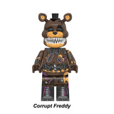 Load image into Gallery viewer, Corrupt Freddy Five Nights at Freddy's LEGO-compatible minifigure