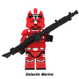Load image into Gallery viewer, Galactic Marine (Hemosiderosis Corps) Red Clone Trooper Minifigure