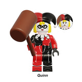 Load image into Gallery viewer, Harley Quinn (Classic Jester Suit) DC Comics LEGO-compatible minifigure
