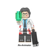 Load image into Gallery viewer, Re-Animator Herbert West Horror Movie LEGO-compatible minifigure | custom brick minifigures
