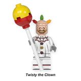 Load image into Gallery viewer, Twisty The Clown Horror Movie LEGO-compatible minifigure | custom brick toy figure