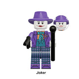Load image into Gallery viewer, Joker (The Clown Prince of Crime - With Hat) DC Comics LEGO-compatible minifigure
