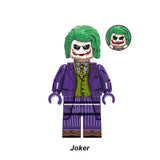 Load image into Gallery viewer, The Joker Batman Universe Villain LEGO-compatible minifigure | custom brick minifigures
