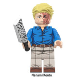 Load image into Gallery viewer, Kento Nanami Jujutsu Kaisen LEGO-compatible minifigure | custom brick minifigures
