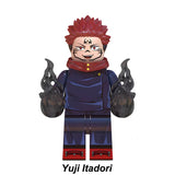 Load image into Gallery viewer, Yuji Itadori Jjk LEGO-compatible minifigure | custom brick toy figure