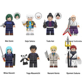 Load image into Gallery viewer, Jjk minifigure set Satoru Gojo, Aoi Todo, Mai Zenin LEGO-compatible building block toys | 8-piece set