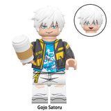 Load image into Gallery viewer, Satoru Gojo Jjk LEGO-compatible minifigure | custom brick toy figure