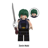 Load image into Gallery viewer, Maki Zenin Jujutsu Kaisen LEGO-compatible minifigure | custom brick minifigures