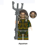 Load image into Gallery viewer, Aquaman Justice League Anime LEGO-compatible minifigure | custom brick minifigures