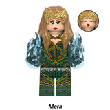 Load image into Gallery viewer, Mera Justice League Anime LEGO-compatible minifigure | custom brick minifigures
