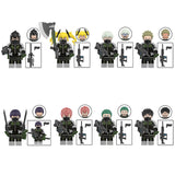 Load image into Gallery viewer, Kaiju No. 8 minifigure set Kafka Hibino, Kikoru Shinomiya, Mina Ashiro LEGO-compatible building block toys | 8-piece set