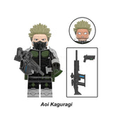 Load image into Gallery viewer, Aoi Kaguragi Kaiju No. 8 Defense Force LEGO-compatible minifigure | custom brick minifigures