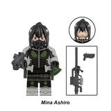 Load image into Gallery viewer, Mina Ashiro Captain Kaiju No. 8 LEGO-compatible minifigure | custom brick minifigures