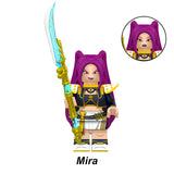 Load image into Gallery viewer, Mira Black Golden Kpop Demon LEGO-compatible minifigure | custom brick toy figure