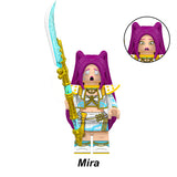 Load image into Gallery viewer, Mira White Stage Outfit Kpop Demon LEGO-compatible minifigure | custom brick toy figure