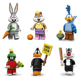 Load image into Gallery viewer, Looney Tunes Classic Characters minifigure set Bugs Bunny, Daffy Duck, Lola Bunny LEGO-compatible building block toys | 6-piece set
