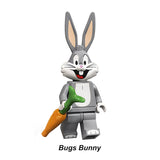 Load image into Gallery viewer, Bugs Bunny Looney Tunes Classic Cartoon LEGO-compatible minifigure | custom brick minifigures