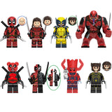 Load image into Gallery viewer, Marvel Deadpool &amp; Wolverine Universe minifigure set Venompool, Pandapool, Wolverine LEGO-compatible building block toys | 8-piece set