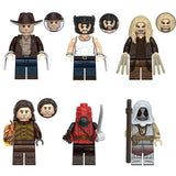 Load image into Gallery viewer, Superheroes minifigure set Old Man Logan, Pyro, Sabretooth LEGO-compatible building block toys | 6-piece set