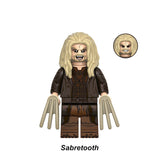 Load image into Gallery viewer, Sabretooth Superheroes LEGO-compatible minifigure | custom brick minifigures