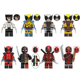 Load image into Gallery viewer, Marvel Wolverine &amp; Deadpool Superheroes Collection: Series 27 — 8-Piece Custom Minifigure Set