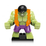 Load image into Gallery viewer, Hulk Known Superheroes LEGO-compatible minifigure | custom brick minifigures