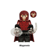 Load image into Gallery viewer, Magneto White Suit X-Force LEGO-compatible minifigure | custom brick minifigures