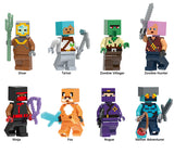 Load image into Gallery viewer, Minecraft Collection: Series 6 — 8-Piece Custom Minifigure Set