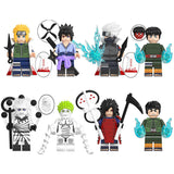 Load image into Gallery viewer, Naruto minifigure set Kakashi Hatake, Sasuke Uchiha, Madara Uchiha LEGO-compatible building block toys | 8-piece set