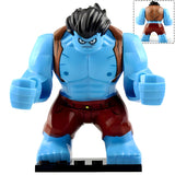 Load image into Gallery viewer, One Piece Blue Giant Luffy form Set 10 LEGO-compatible minifigure brick toy