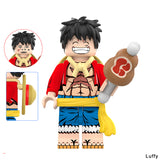 Load image into Gallery viewer, Luffy with meat armor One Piece Set 9 LEGO-compatible minifigure brick toy