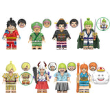 Load image into Gallery viewer, One Piece Set 11 LEGO-compatible custom anime brick minifigures collection