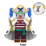 Load image into Gallery viewer, Buggy the Clown Yonko One Piece LEGO-compatible minifigure | custom brick minifigures