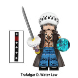 Load image into Gallery viewer, Trafalgar D. Water Law Heart Pirates LEGO-compatible minifigure | custom brick minifigures