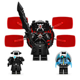 Load image into Gallery viewer, Watchman of Doom, Cameraman 3.0 and CH4D Cameraman custom minifigure set