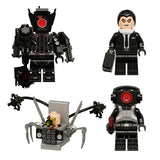 Load image into Gallery viewer, Skibidi Toilet Collection: Series 10 — 4-Piece Custom Minifigure Set