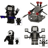 Load image into Gallery viewer, Skibidi Toilet Collection: Series 14 — 4-Piece Custom Minifigure Set