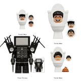 Load image into Gallery viewer, Skibidi Toilet Collection: Series 4 — 4-Piece Custom Minifigure Set