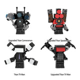 Load image into Gallery viewer, Skibidi Toilet Collection: Series 7 — 4-Piece Custom Minifigure Set
