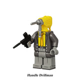 Load image into Gallery viewer, Handle Drillman Skibidi Toilet Multiverse LEGO-compatible minifigure | custom brick minifigures