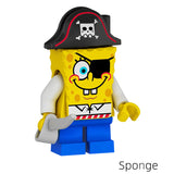 Load image into Gallery viewer, Spongebob Collection: Series 2 — 9-Piece Custom Minifigure Set