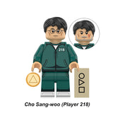 Load image into Gallery viewer, Squid Game Collection: Series — 9-Piece Custom Minifigure Set