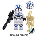 Load image into Gallery viewer, 501st Legion Clone Trooper Star Wars LEGO-compatible minifigure | custom brick minifigures