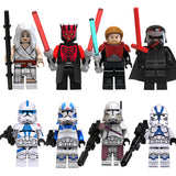 Load image into Gallery viewer, Star Wars minifigure set Darth Maul, Obi-Wan Kenobi, 501st Clone Trooper LEGO-compatible building block toys | 8-piece set