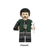 Load image into Gallery viewer, Frenchie Superheroes LEGO-compatible minifigure | custom brick minifigures