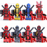 Load image into Gallery viewer, Superheroes minifigure set Deadpool Dog, Deadpool Known, Deadpool LEGO-compatible building block toys | 6-piece set