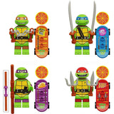 Load image into Gallery viewer, Teenage Mutant Ninja Turtles Collection: Series 3 — 4-Piece Custom Minifigure Set